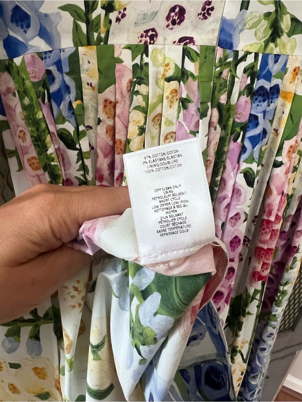Oscar de la Renta poplin dress - Picture 9 of 9